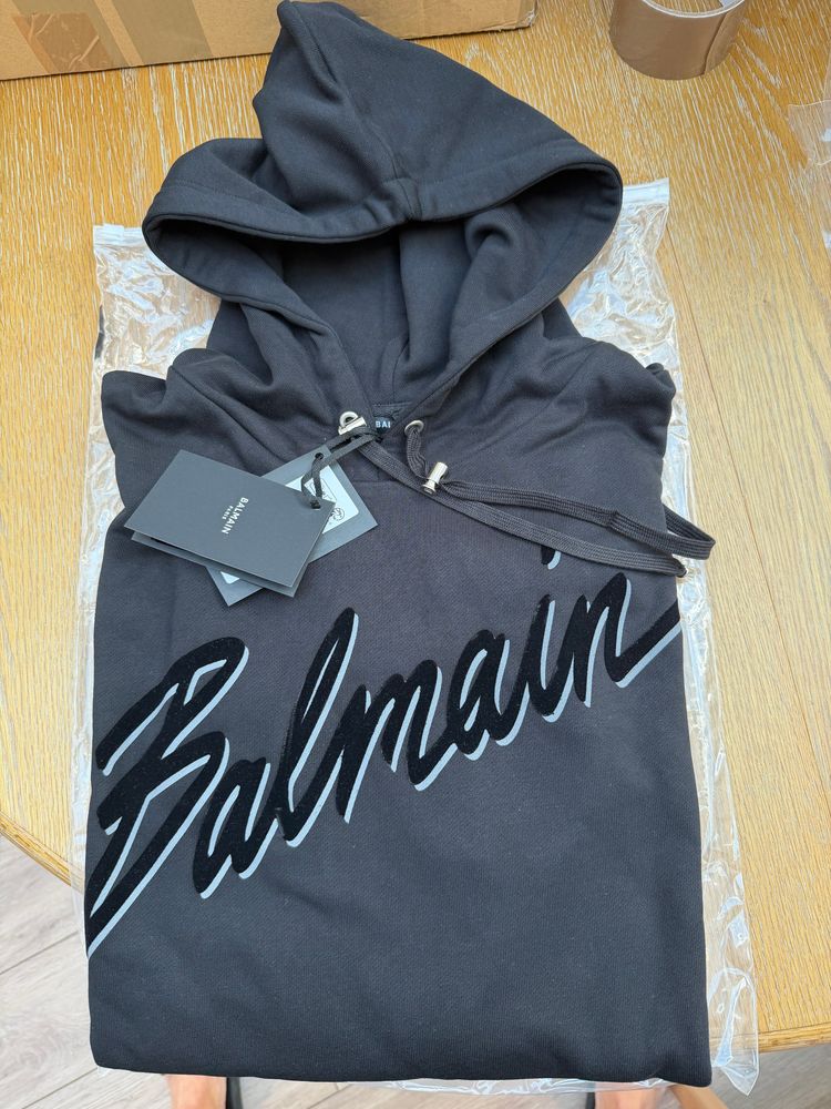 Balmain Black Hoodie RRP £770
