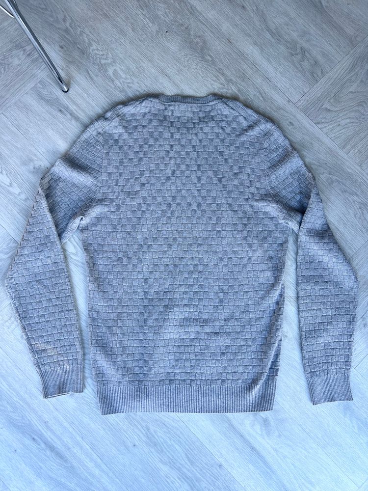 Louis Vuitton  DamiervGrey Knit Sweater