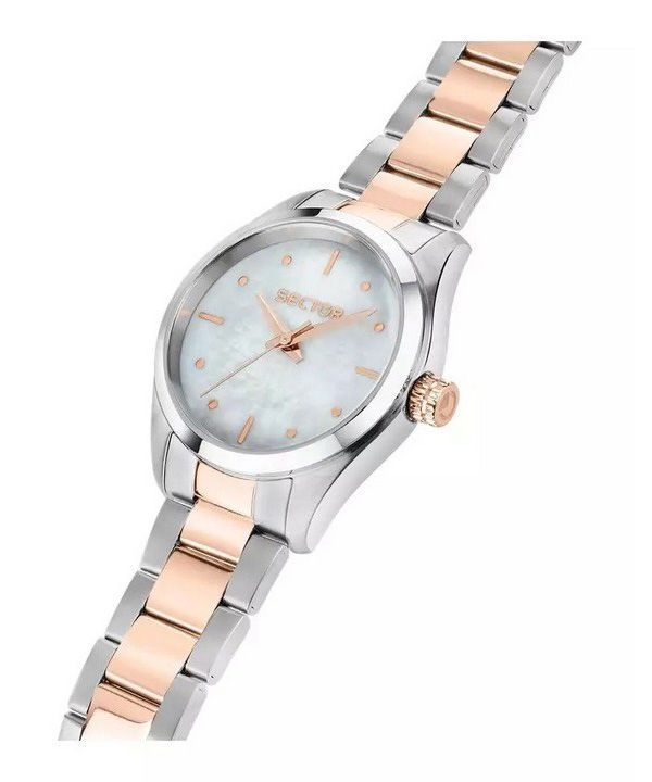 Sector 270 Just Time Two Tone Stainless Steel Silver Dial Quartz R3253578508 Womens Watch 4