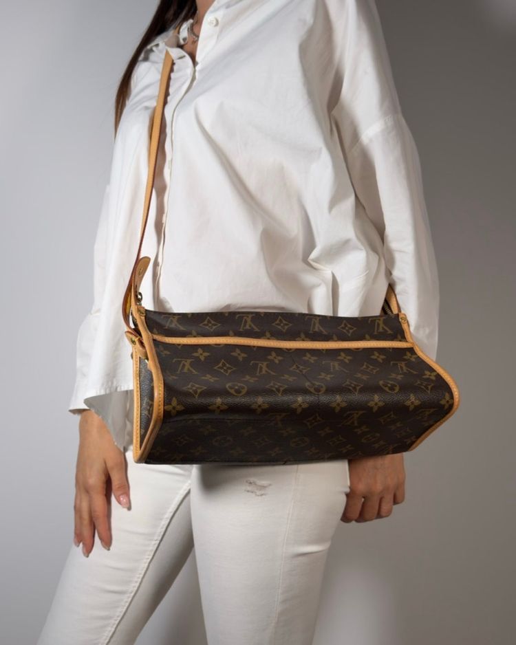 Louis Vuitton Borsa Popincourt Tela Monogram Marrone — Pre-owned Autentica obraz 6