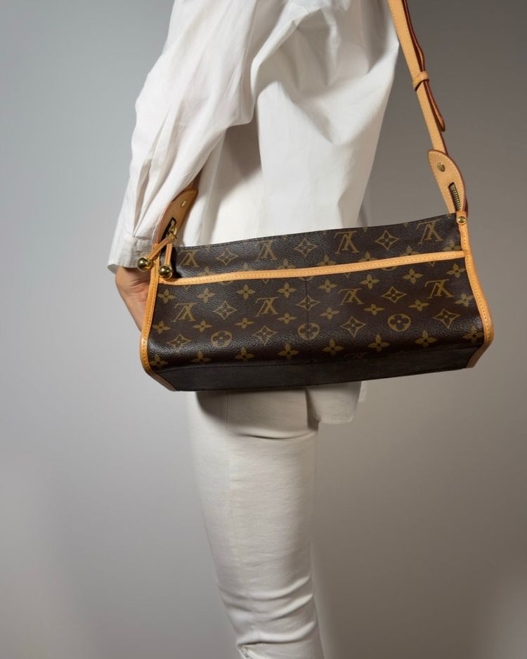 Louis Vuitton Borsa Popincourt Tela Monogram Marrone — Pre-owned Autentica obraz 9