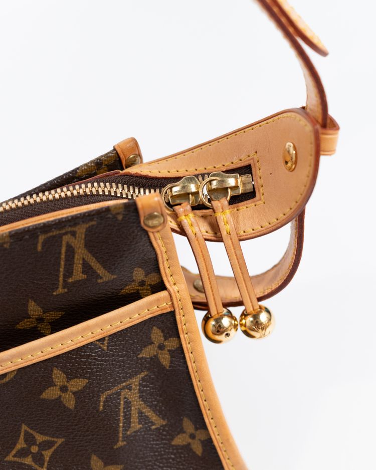 Louis Vuitton Borsa Popincourt Tela Monogram Marrone — Pre-owned Autentica obraz 4