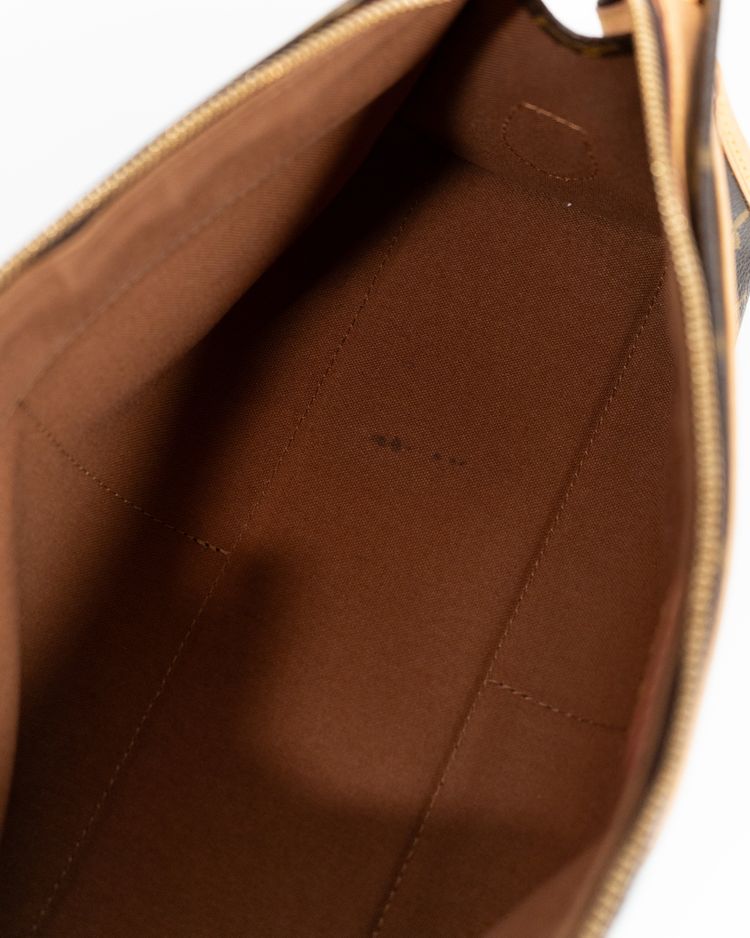 Louis Vuitton Borsa Popincourt Tela Monogram Marrone — Pre-owned Autentica obraz 3