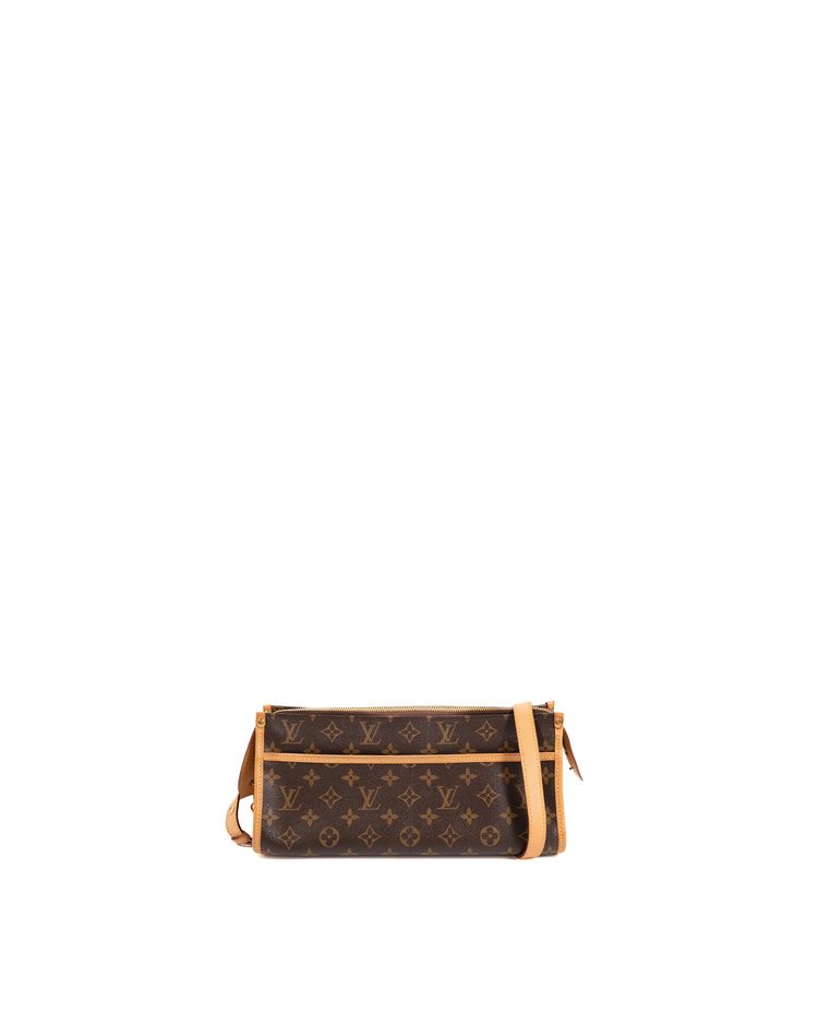 Louis Vuitton Borsa Popincourt Tela Monogram Marrone — Pre-owned Autentica