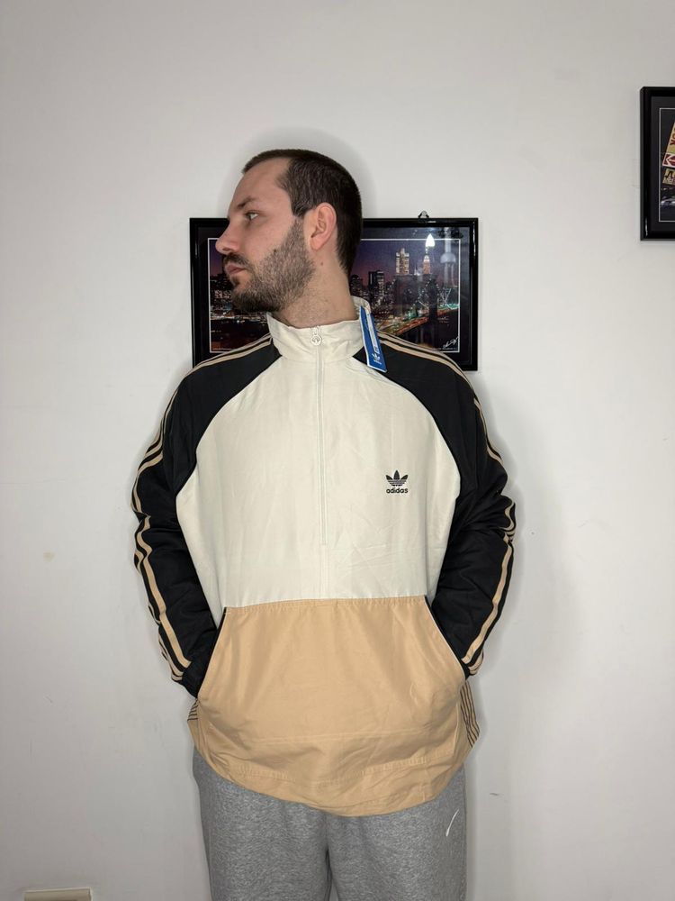 Adidas Color Block Pullover Jacket