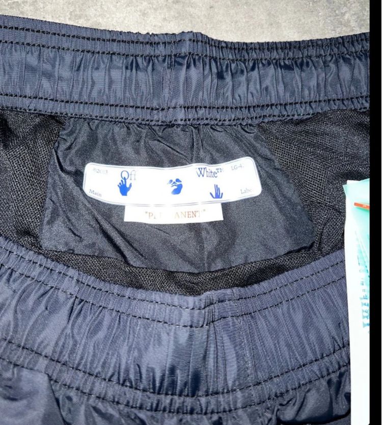 Off-White Black Shorts image 2