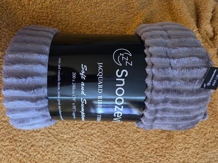 Other Snoozevil Jacquard Ribbed Throw Blanket product image