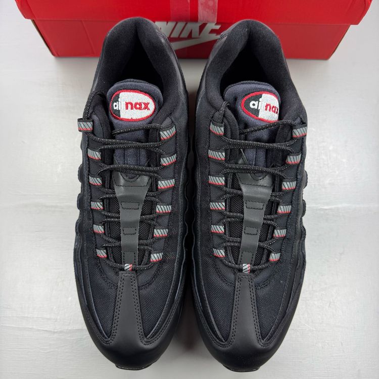 Nike Air Max 95 Size UK 12 Big Bubble OG Black University Red Men's IH1228-003 image 8