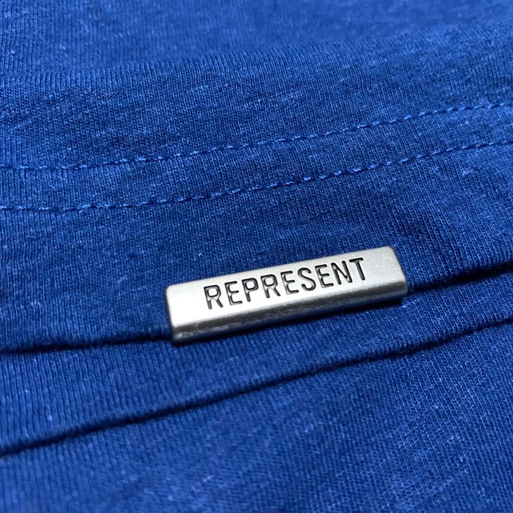 Represent XXS Permanent Vacation Royal Blue Pocket Tee 9