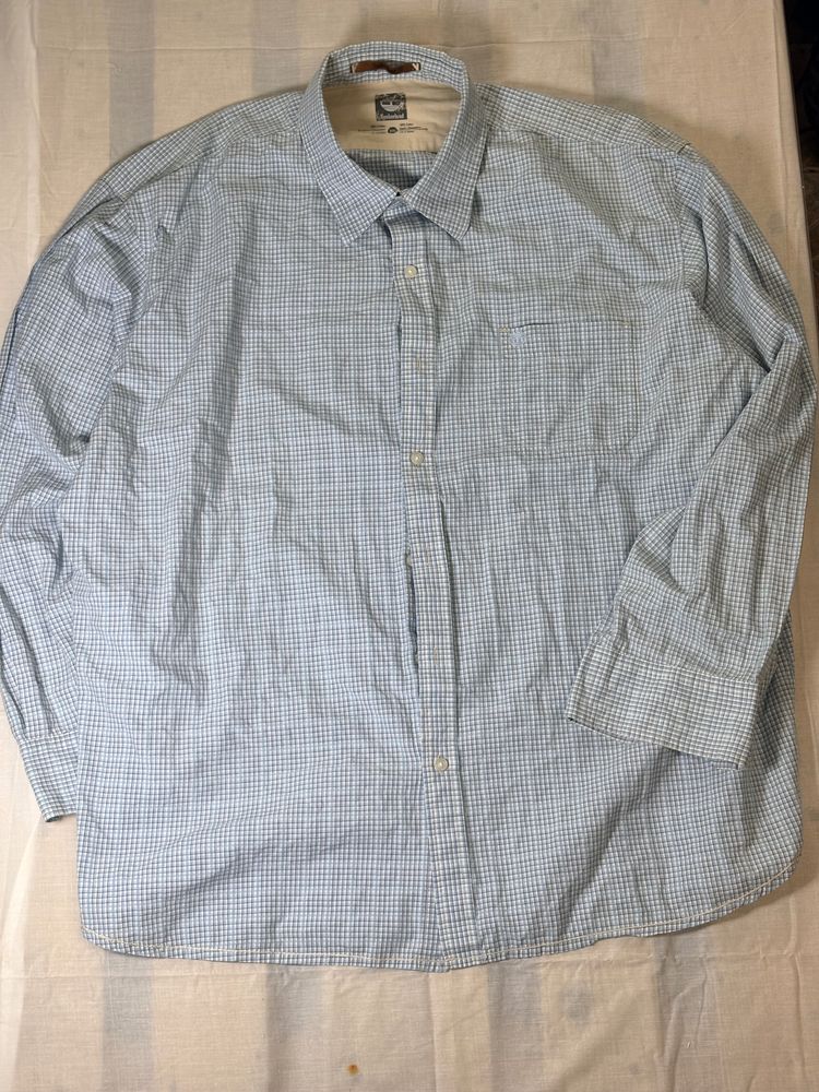 Timberland Men'S Checkered Button-Up Shirt