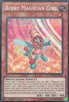 Chica Maga Baya (V.3 - Secret Rare) The Dark Side of Dimensions Movie Pack - Berry Magician Girl (V.3 - Secret Rare) - Cartas Sueltas