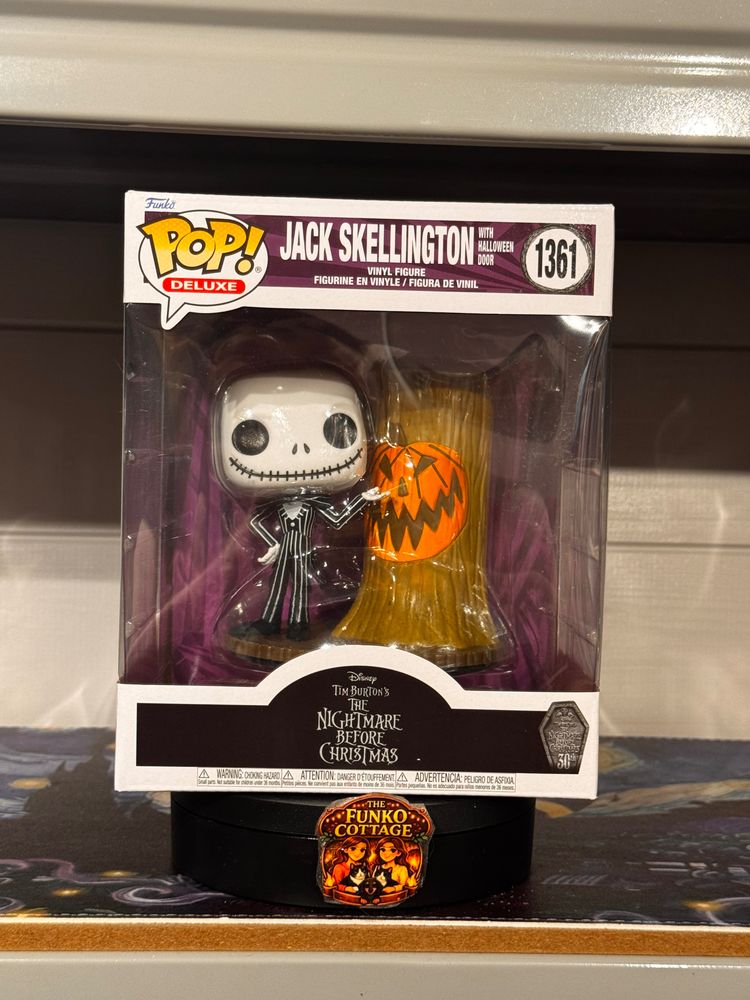 Funko Funko Pop Deluxe Jack Skellington With Halloween Door Vinyl Figure product image