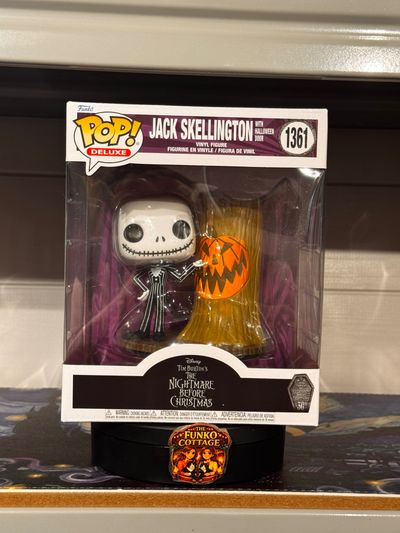 Funko Pop Deluxe Jack Skellington With Halloween Door Vinyl Figure