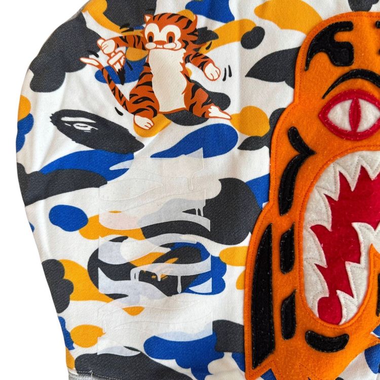 A Bathing Ape BAPE Maebashi city camo Tiger full zip hoodie image 10