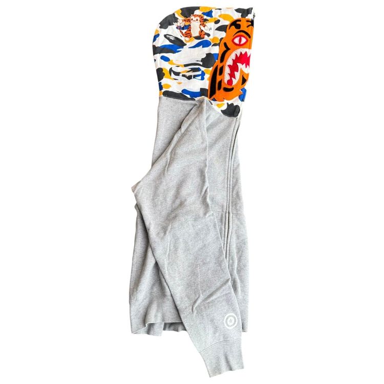 A Bathing Ape BAPE Maebashi city camo Tiger full zip hoodie image 3