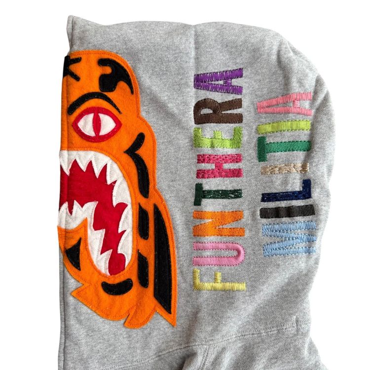 A Bathing Ape BAPE Maebashi city camo Tiger full zip hoodie image 11