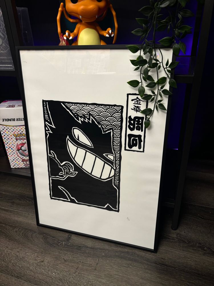 CUSTOM GENGAR PRINT
