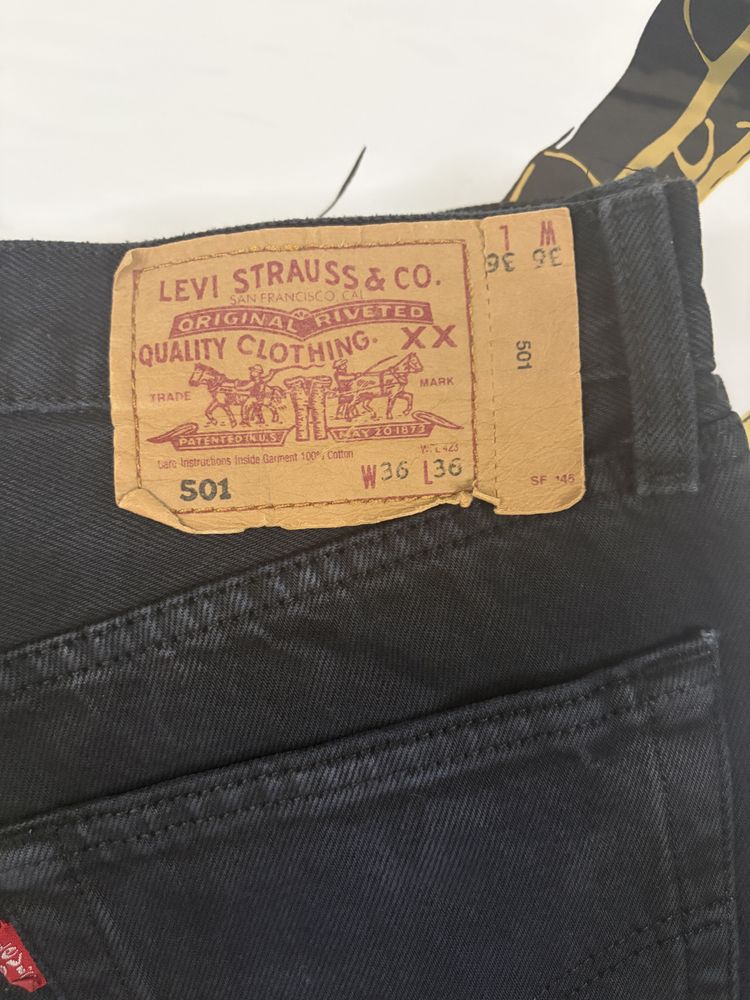 Levi'S 501 Black Jeans 3