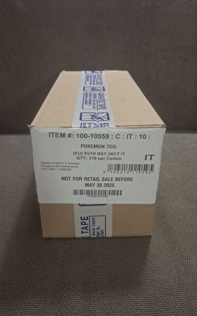 Pokemon Case sigillato di Rivali predestinati da 6 Box ITA