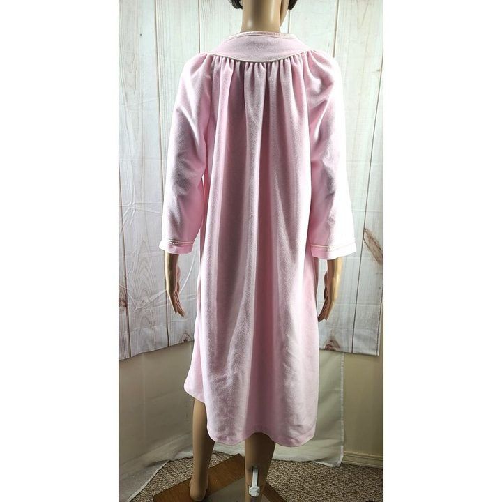 Pink Long Sleeve Nightgown imagen 1