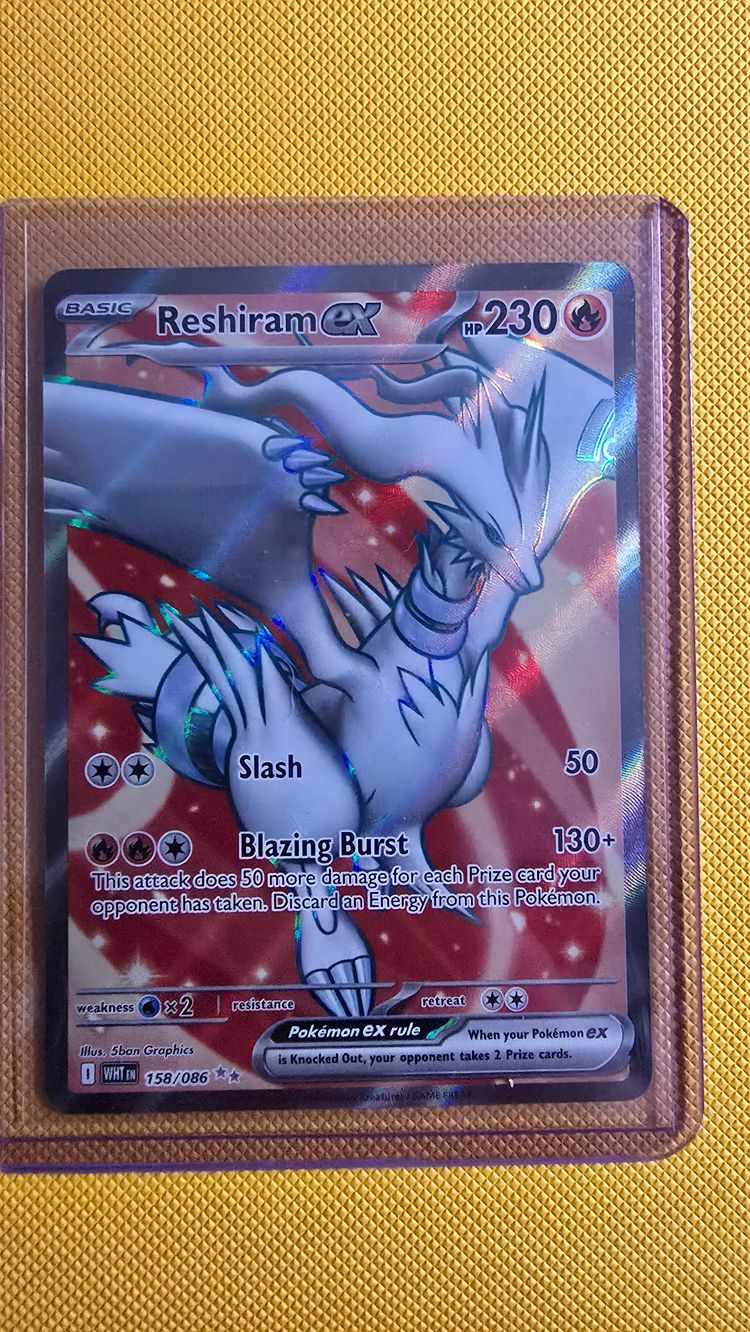 Reshiram Gx Pokémon Card