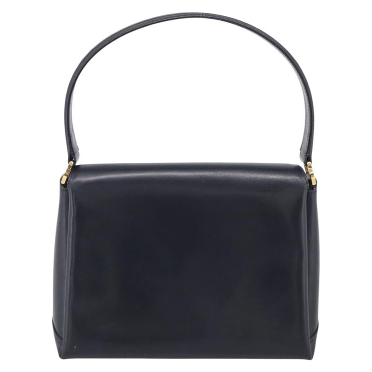 GUCCI Hand Bag Leather Black Gold Tone Auth 211014 - Jerrillo image 3