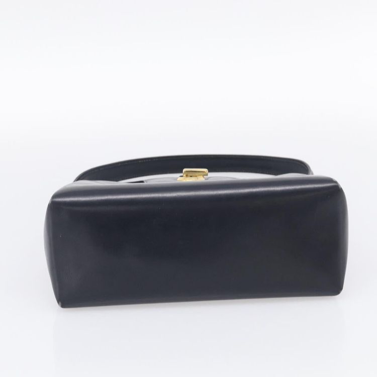 GUCCI Hand Bag Leather Black Gold Tone Auth 211014 - Jerrillo image 9
