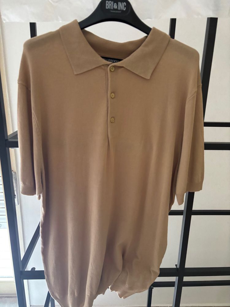Brown Short Sleeve Polo Shirt