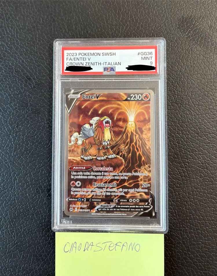 Pokemon Pokemon Entei V GG36 PSA9 product image