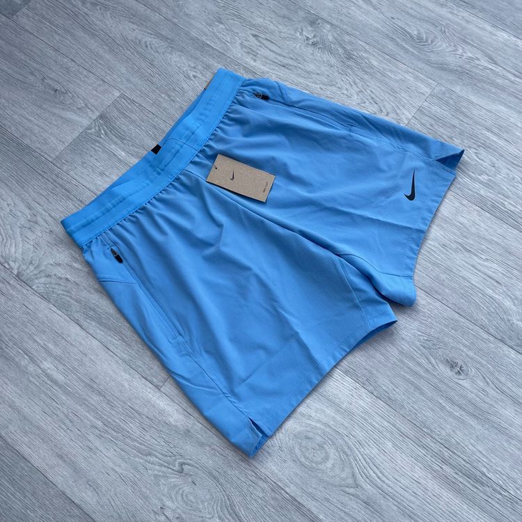 Nike Dri Fit Flex Rep 4.0 Unlined Fitness Training Running Shorts - University Blue