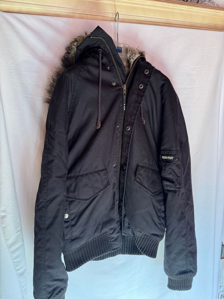 Woolrich Woolrich Black Jacket With Fur Hood product image