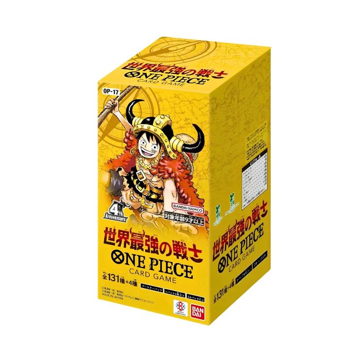 ONE PIECE CARD GAME: OP-17 World's Strongest Warrior - Booster Box JAP Bandai image 1