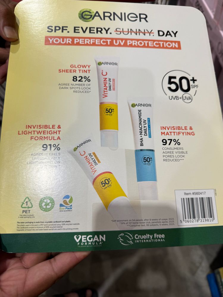 Garnier Vitamin C And Bha+ Niacinamide Daily Uv Fluids Set 2