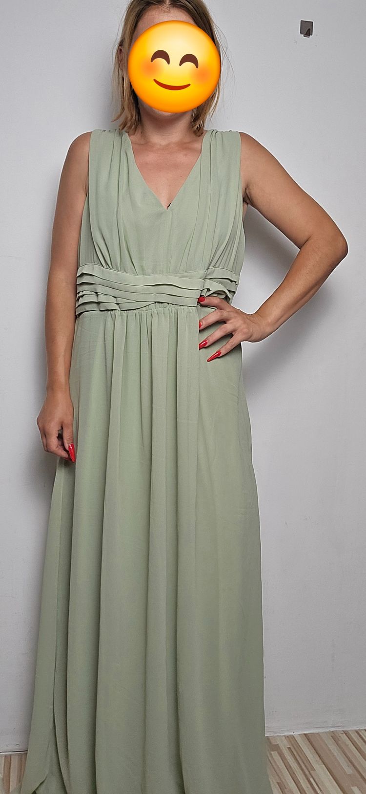 Vila Clothes Vikarin V-Neck Maxi Dress