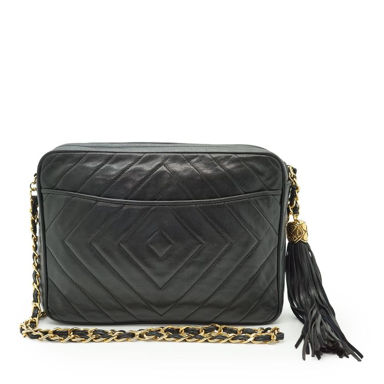 Chanel Vintage Leather Shoulder Bag Camera Bag image 4