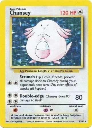 Pokemon Carta Pokémon Chansey 3/102 product image