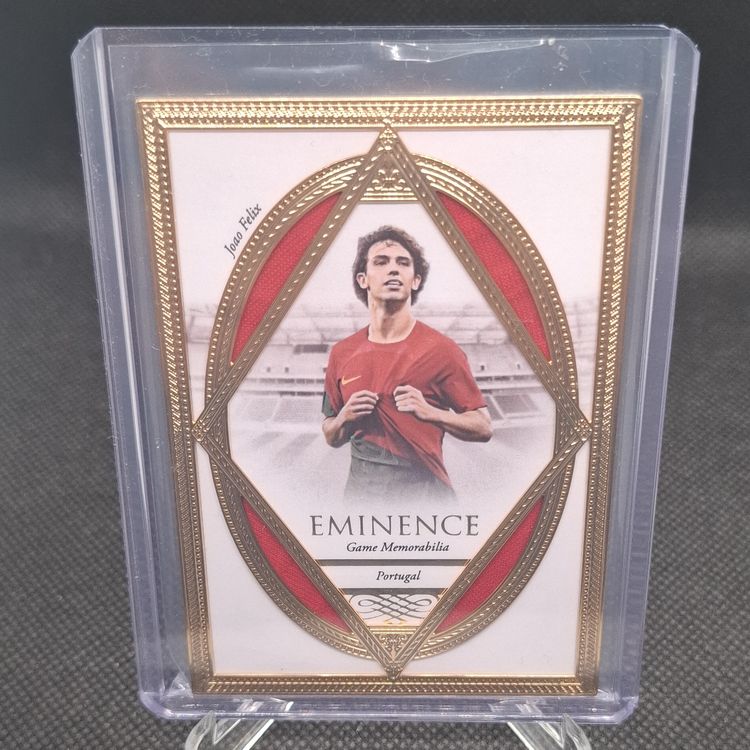 Eminence Game Memorabilia Card Joao Felix Gold Frame