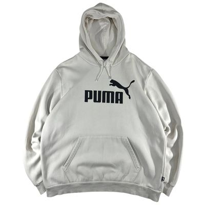 Puma Hoodie Felpa Cappuccio Logo Stampato Uomo (L)