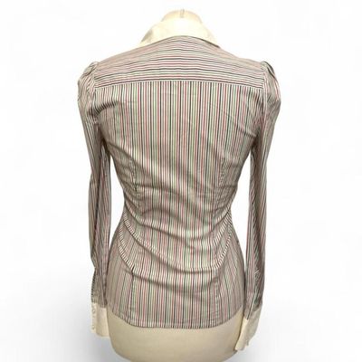 Next Striped Button-Up Shirt size S 6