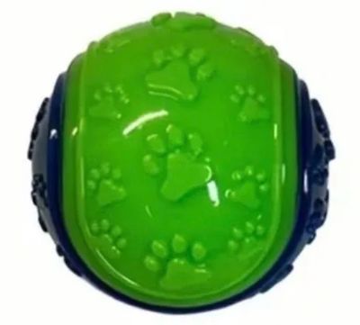 Green Dog Squeaky Chew Ball