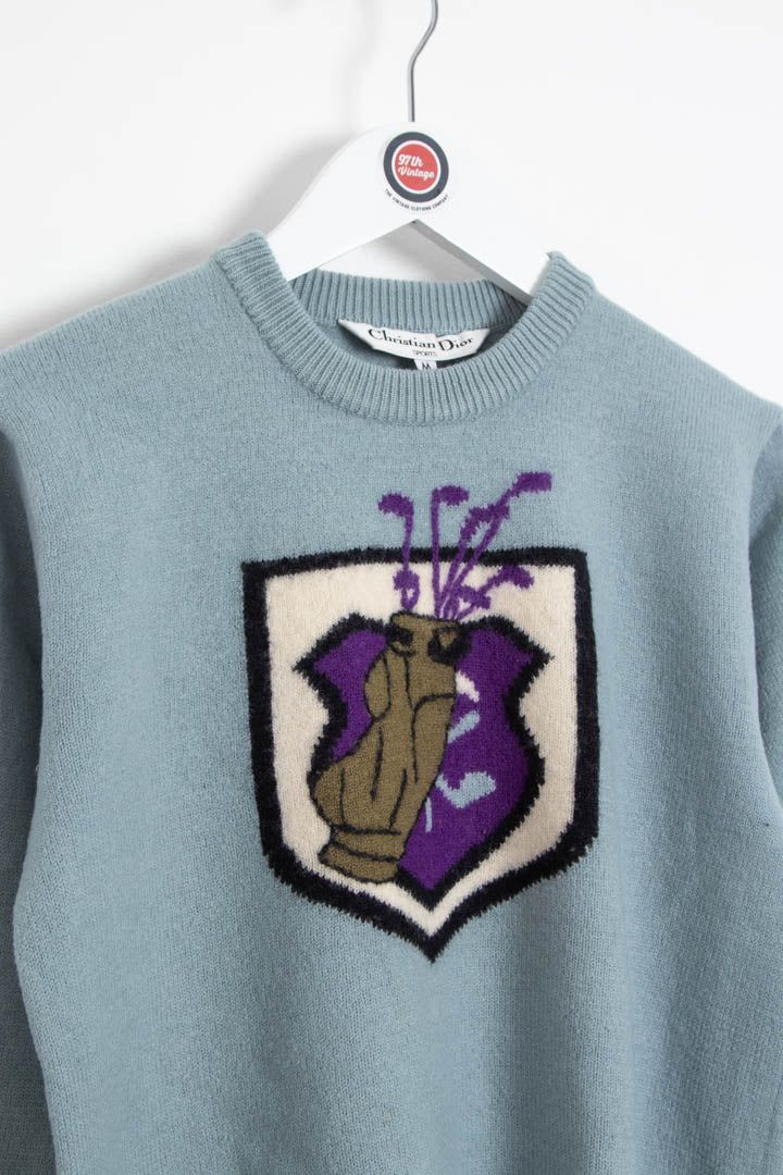 Immagine di Women's Christian Dior Sports Wool Jumper (S) 3