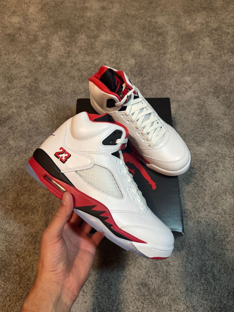 Jordan 5 Fire Red (Nuove)