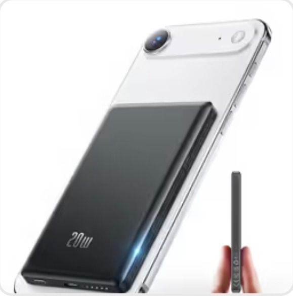 MagSafe Wireless Power Bank 5000mAh 20W PD USB-C Slim Magnetic Fast Charging – 5000mAh