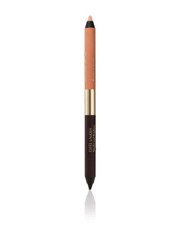 Estee Lauder Smoke and Brighten Kajal Eyeliner Duo 02 Bordeaux/Ivory BNIB image 2