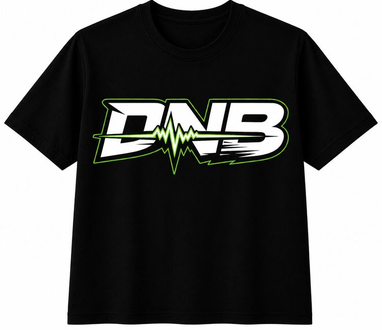 Black T-Shirt With Dnb Logo