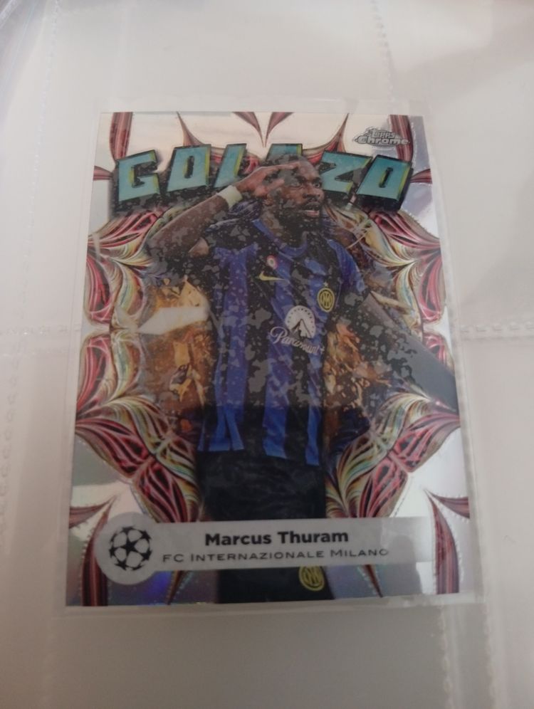 Ref A1-P19. Marcus Thuram. Inter Milan. Topps Chrome. Golazo