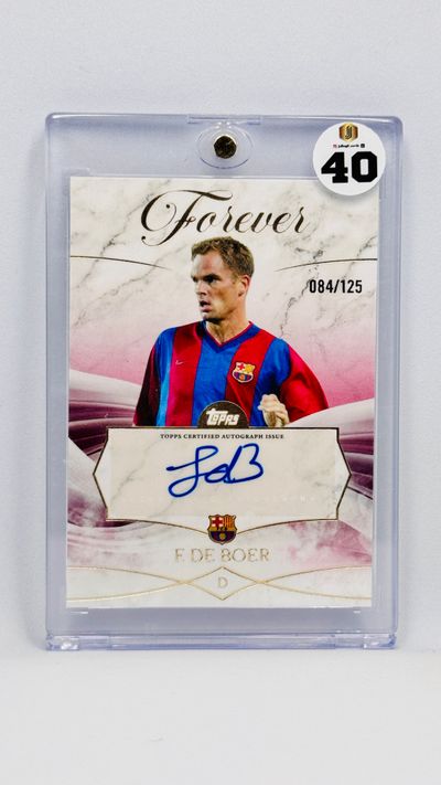 AUTO /125 - Frank de Boer - Barcelona - Purple - Topps Forever FCB