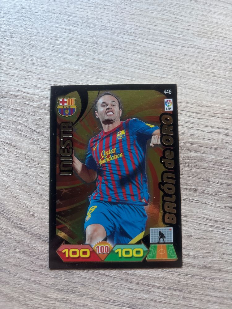 Etnia Barcelona Iniesta Barcelona Football Trading Card product image