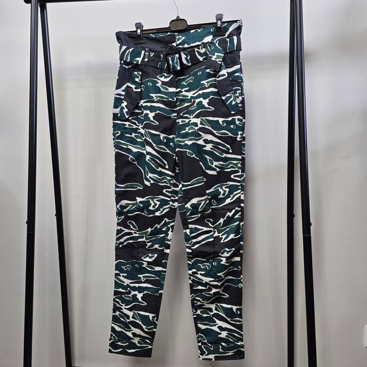 Camouflage Pants With Belt