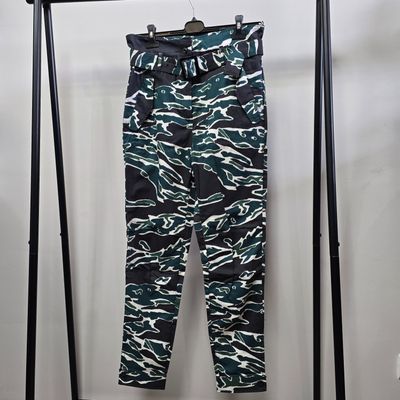 Camouflage Pants With Belt